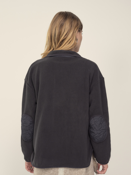 Fleece Jacket in Charcoal Grey