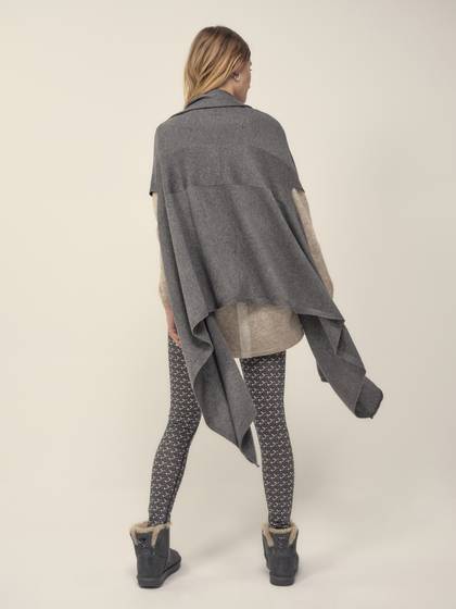Cardigan Scarf in Anthracite