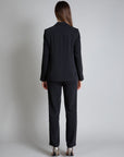 Satin band Trousers in Black Size 8, 12, 18,