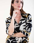 Linen Blend Blouse in Tomato Red or Black