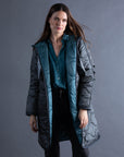 Long Quilted Reversible Coat