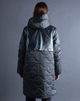 Long Quilted Reversible Coat