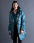 Long Quilted Reversible Coat