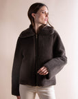 Reversible Faux Fur Shearling Jacket