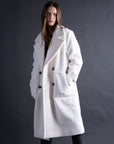 Bouclette Coat in Ivory