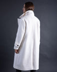Bouclette Coat in Ivory