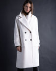 Bouclette Coat in Ivory