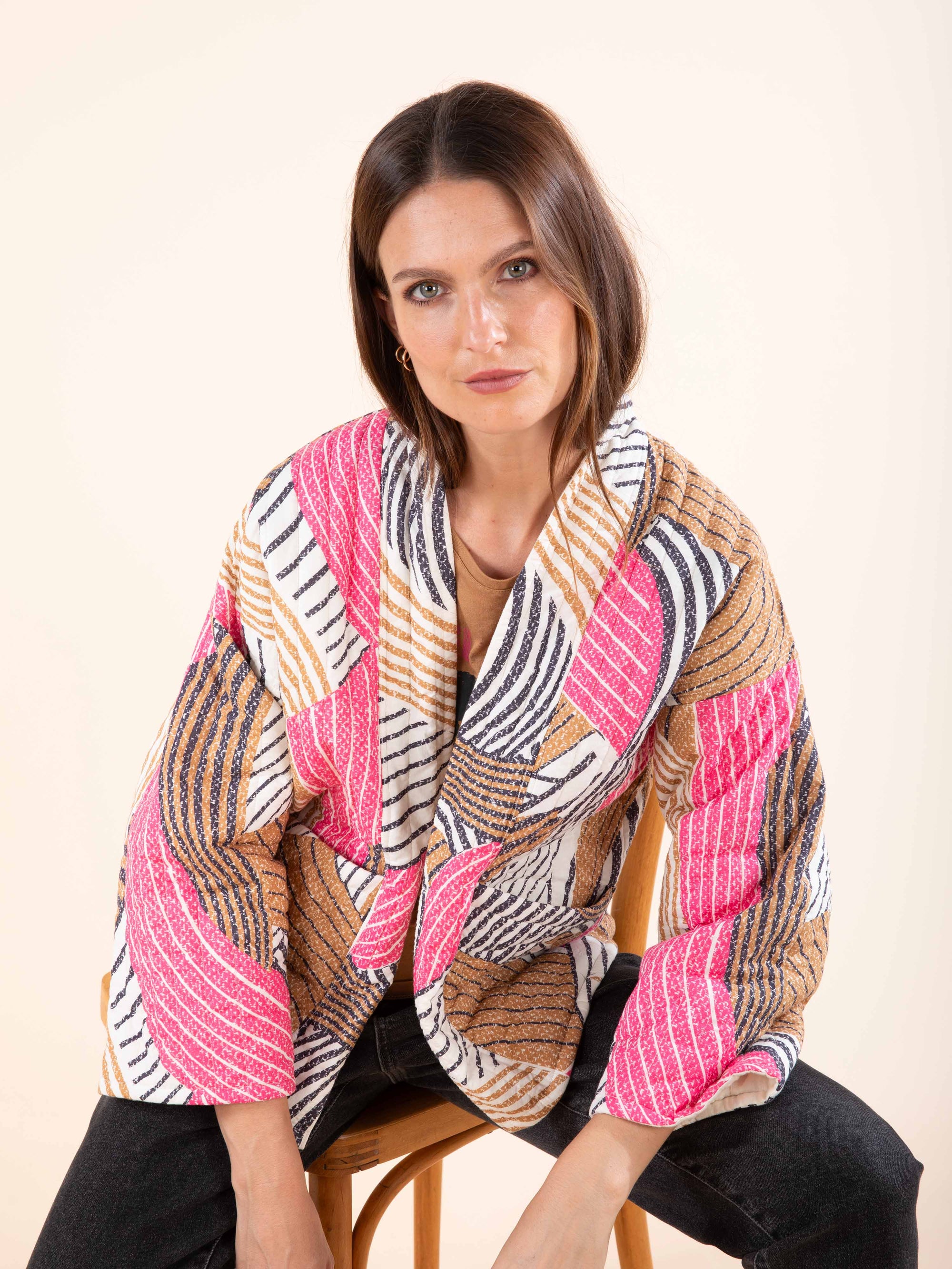 Reversible Kimono Jacket