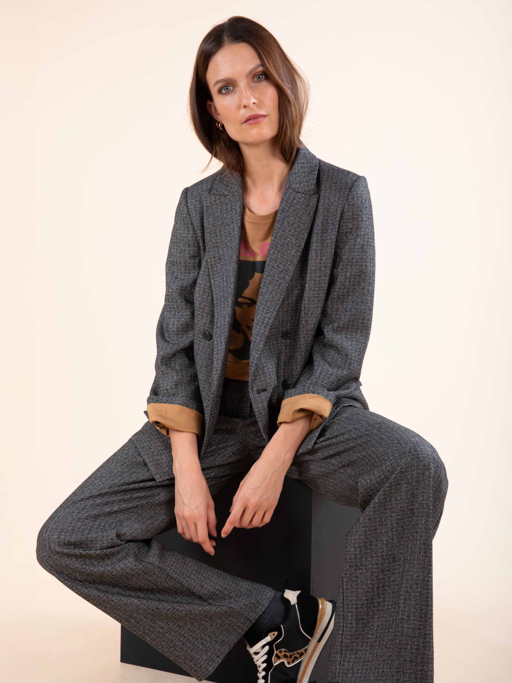 Tailored Blazer in Grey