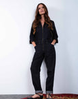 Denim Jumpsuit in Anthracite