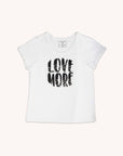 LIMITED EDITION Love More Pearl T-Shirt in White
