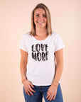LIMITED EDITION Love More Pearl T-Shirt in White