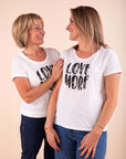 LIMITED EDITION Love More Pearl T-Shirt in White