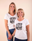 LIMITED EDITION Love More Pearl T-Shirt in White