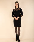 Jumper Dress with Lace