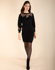 Jumper Dress with Lace