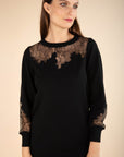 Jumper Dress with Lace