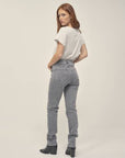 Romy Grey Jeans with zip detail Size 8