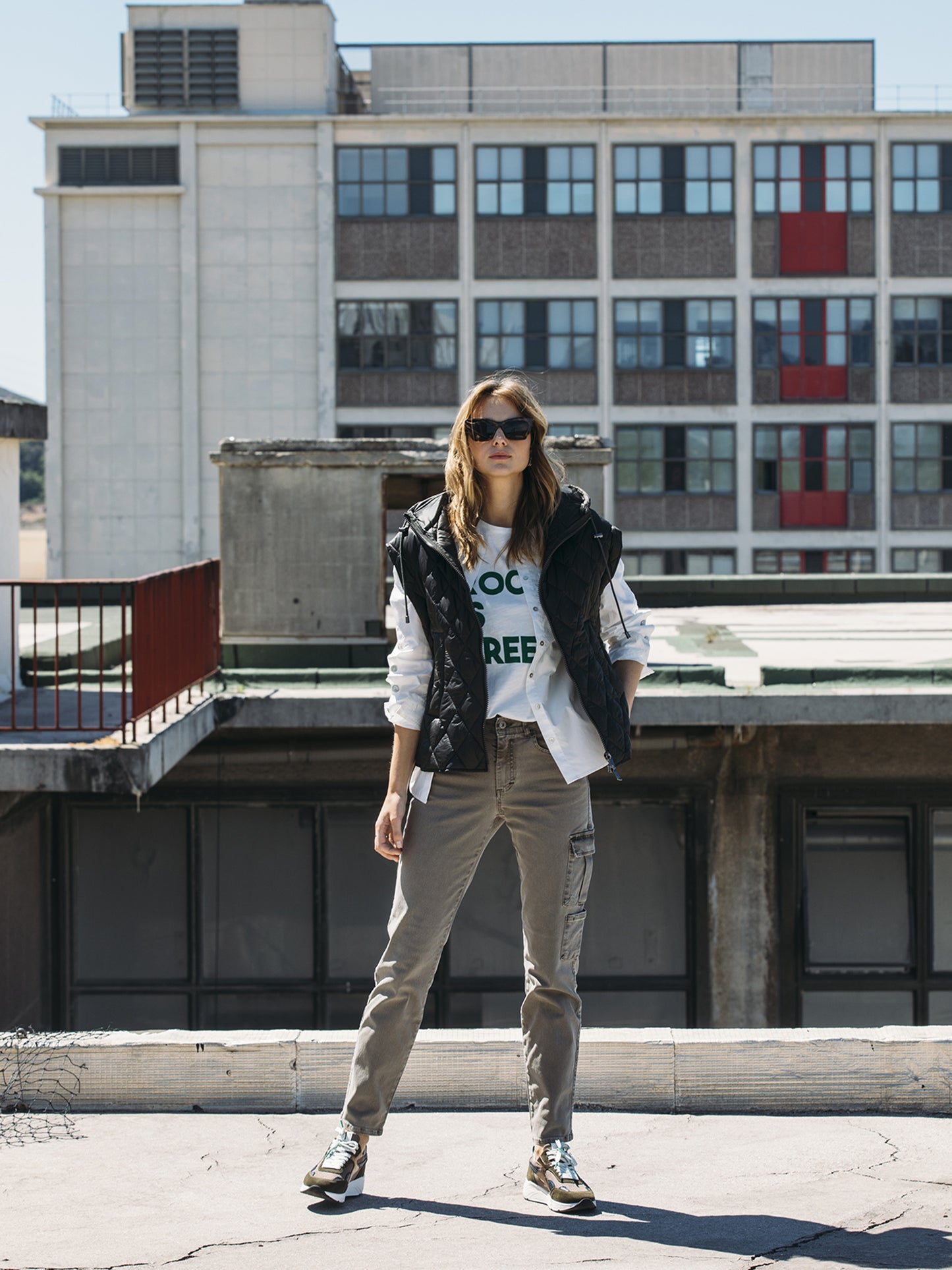 Cargo Trousers in Pebble