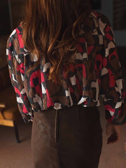 Graphic Blouse