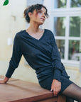 Jumper Dress in Dark Slate Size 10
