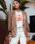 Striped Blazer