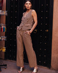 Striped Wide Leg Trousers Size 14, 18