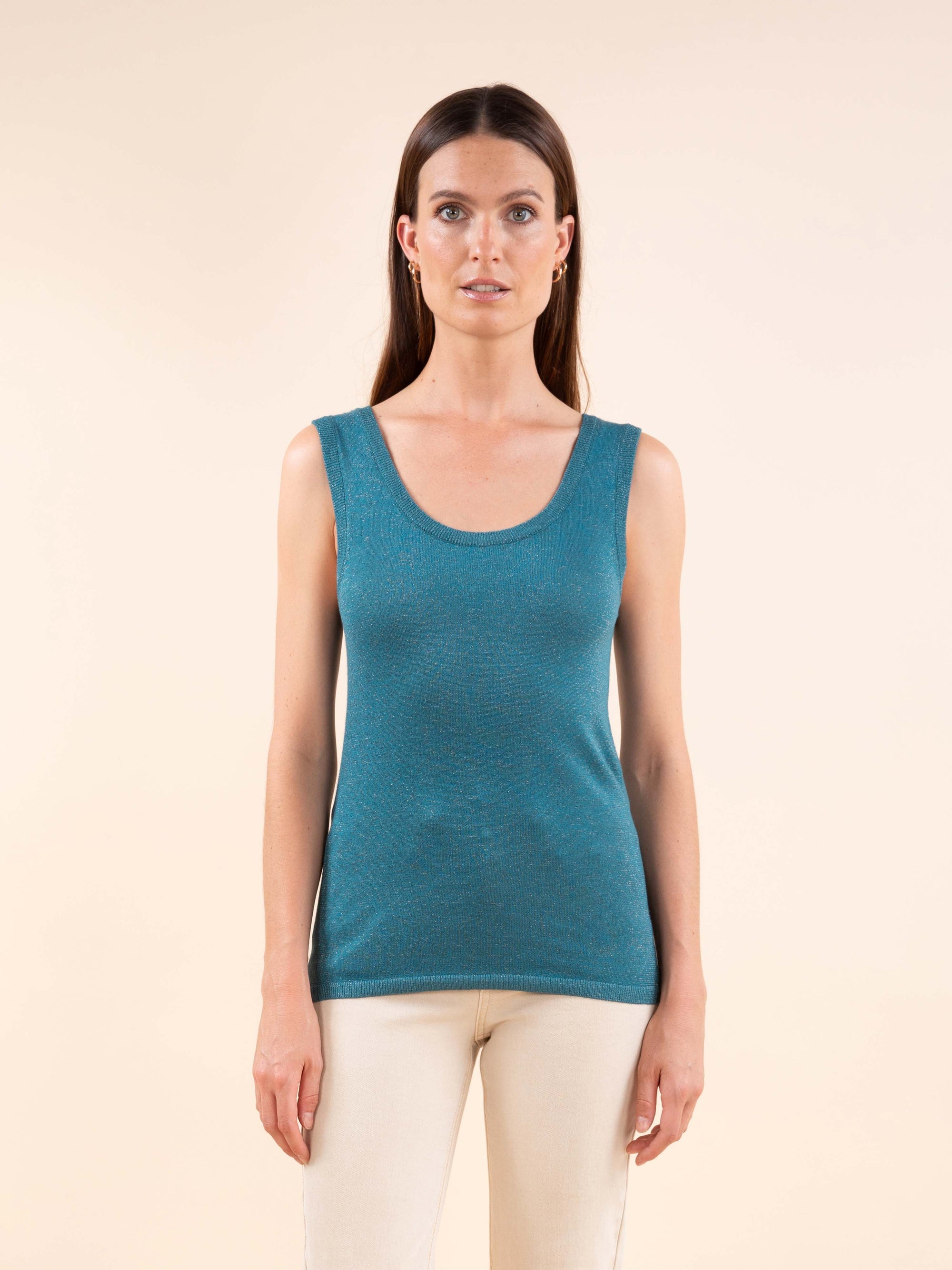 Iridescent Top in Celadon
