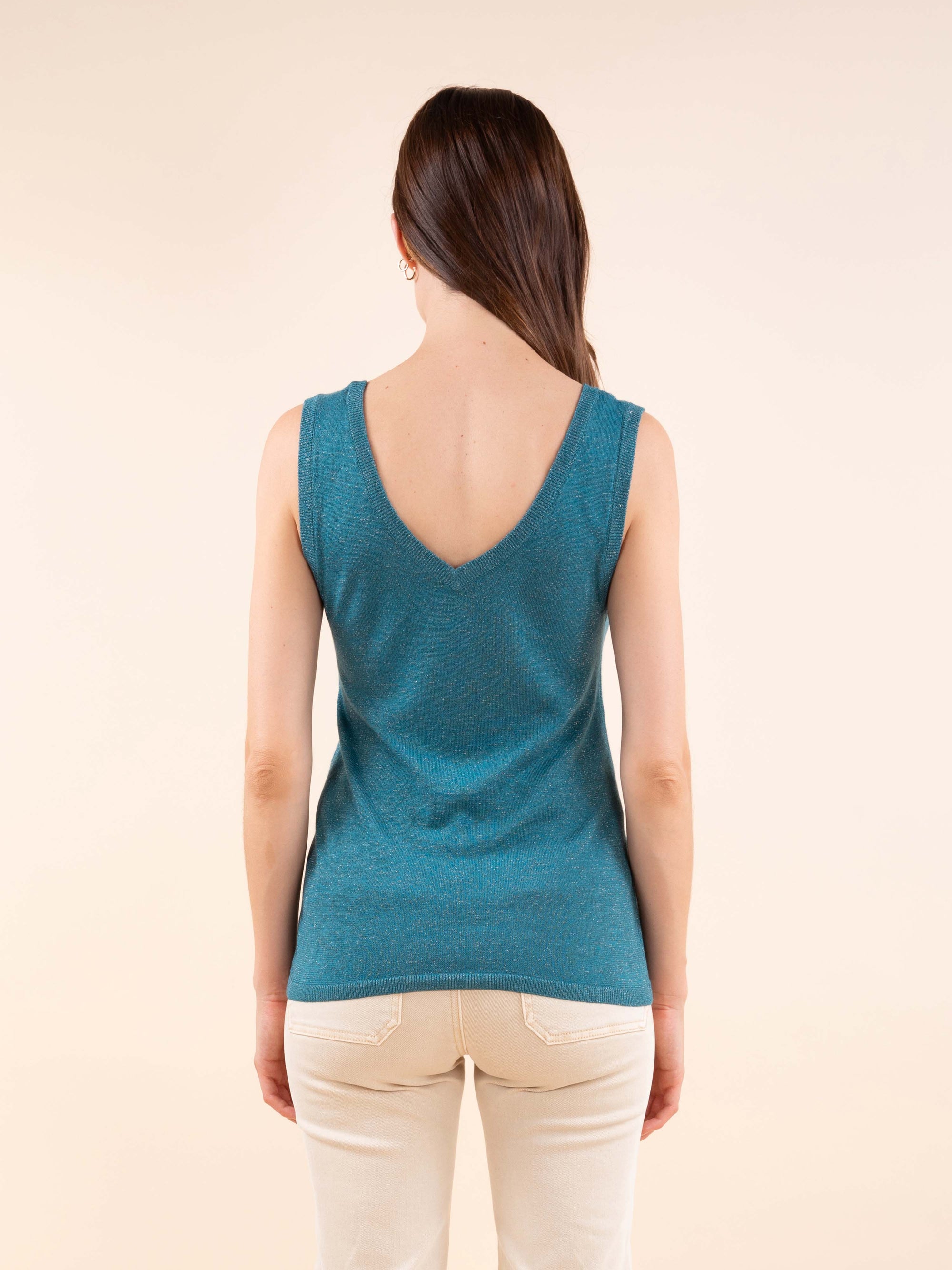 Iridescent Top in Celadon