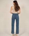 Alicia Patch Pocket Jeans in Light Denim Size 10, 20