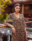 Printed Long Dress Size 12