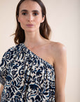 Removable Strap Top in Midnight Blue Size 12