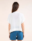 Wrap Cardigan in Ecru Size T4