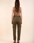 Cargo Trousers in Army Green