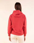 Message Hoodie in Brick Red