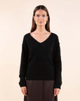 Reversible Sequin Jumper in Black