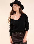 Reversible Sequin Jumper in Black