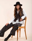 Chain Detail Shirt in White