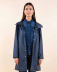 Raincoat in Ink Blue