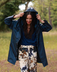 Raincoat in Ink Blue