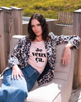 Leopard Blazer