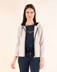 Casual Hooded Jacket in Sand