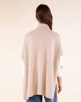 Zipped Cape in Camel