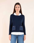 Denim Pocket Jumper