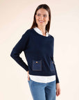 Denim Pocket Jumper