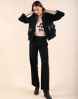 Message Crew Neck T-Shirt in Powder Pink