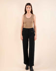 Straight Leg Smart Trousers in Night Blue