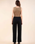 Straight Leg Smart Trousers in Night Blue