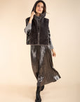 Long Pleated Skirt