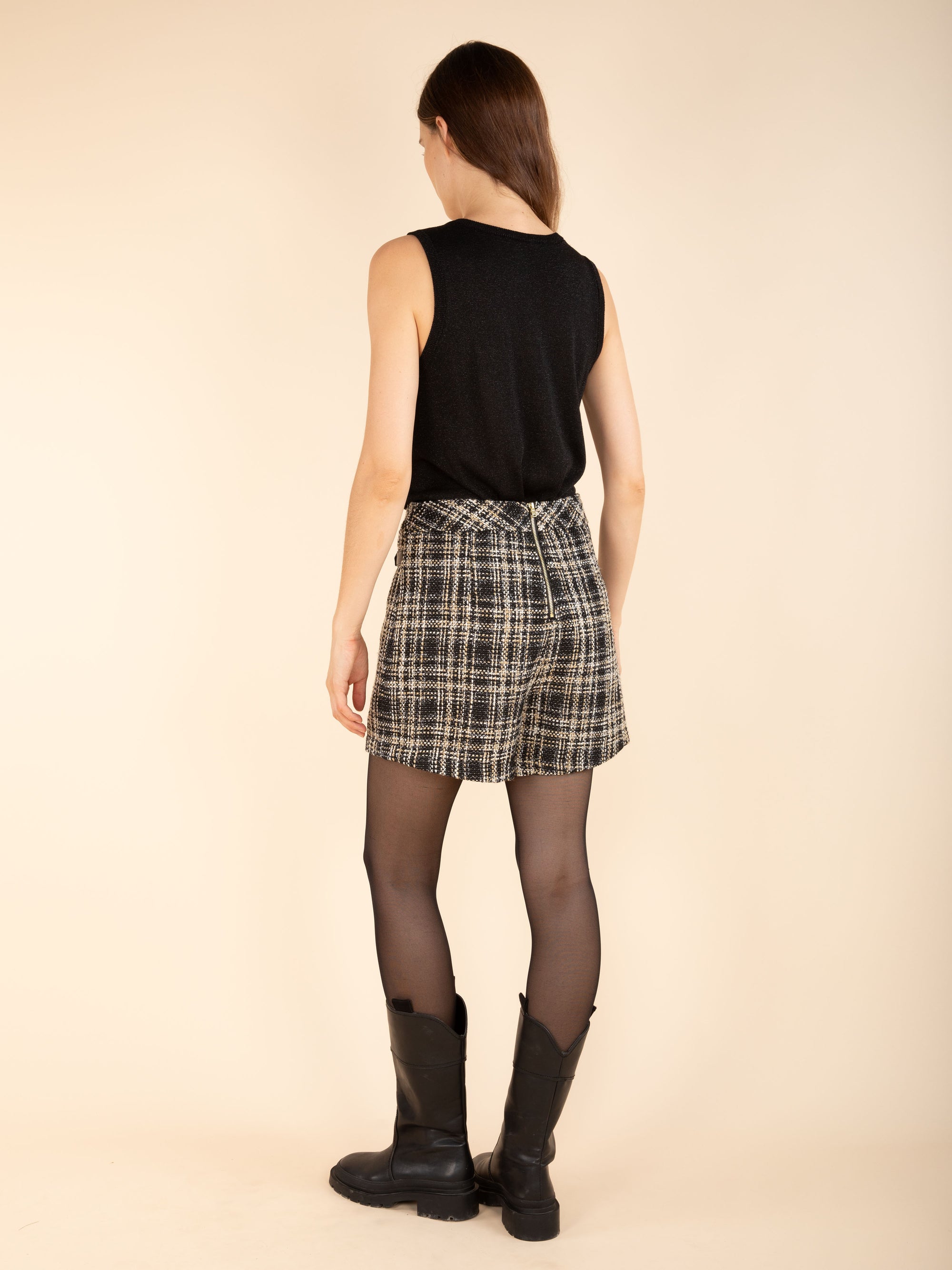 Tweed Skort